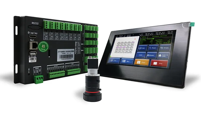 ZY72B8G-2000 Panoramic Vision Laser Control System For Fabric